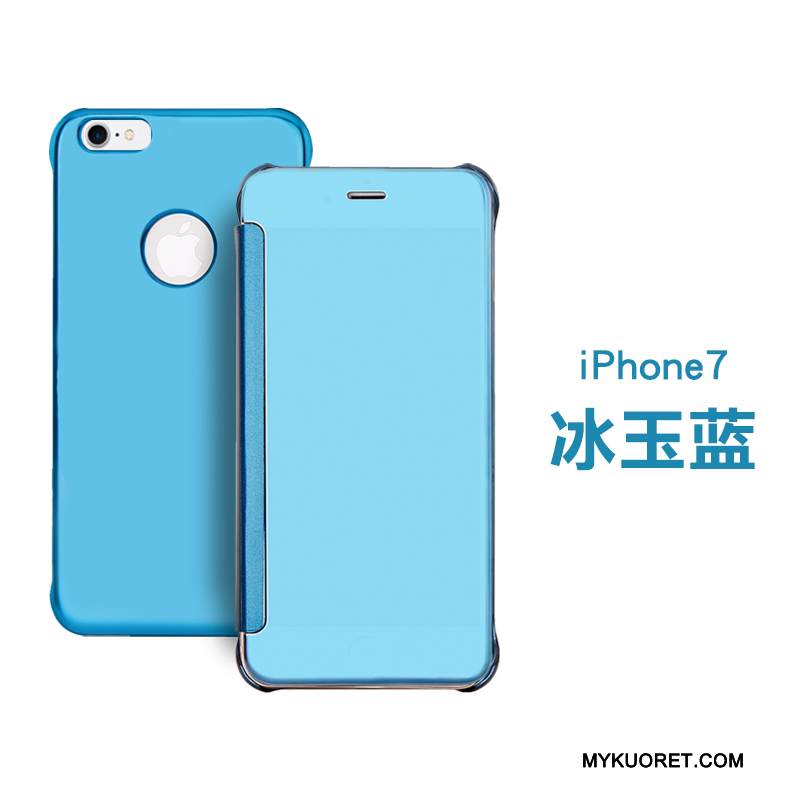 Kuori iPhone 7 Monivärinen Lohikäärme Peili, Kotelo iPhone 7 Nahka Puhelimen Kuoret