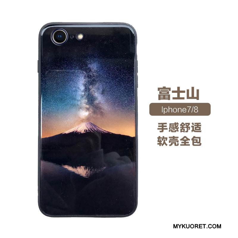 Kuori iPhone 7 Monivärinen Trendi Lasi, Kotelo iPhone 7 Laukut Murtumaton Peili