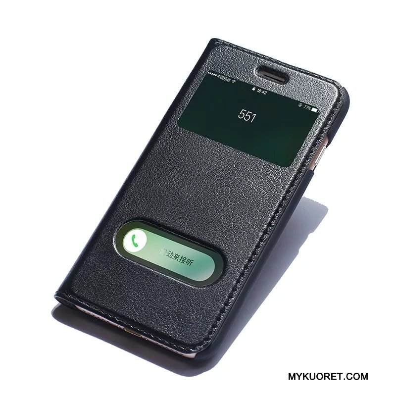 Kuori iPhone 7 Nahka Murtumaton Viini Punainen, Kotelo iPhone 7 Suojaus Uusi Puhelimen Kuoret