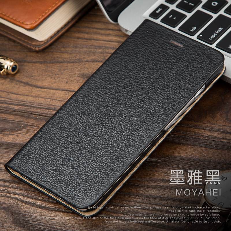 Kuori iPhone 7 Nahka Musta Puhelimen Kuoret, Kotelo iPhone 7 Kuoret Uusi