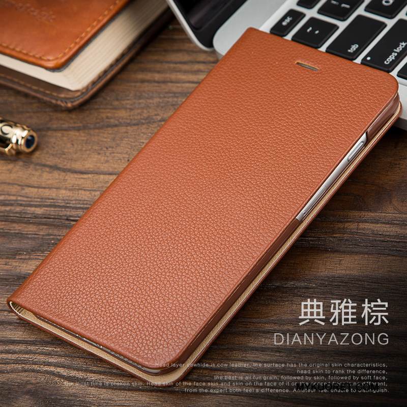 Kuori iPhone 7 Nahka Musta Puhelimen Kuoret, Kotelo iPhone 7 Kuoret Uusi