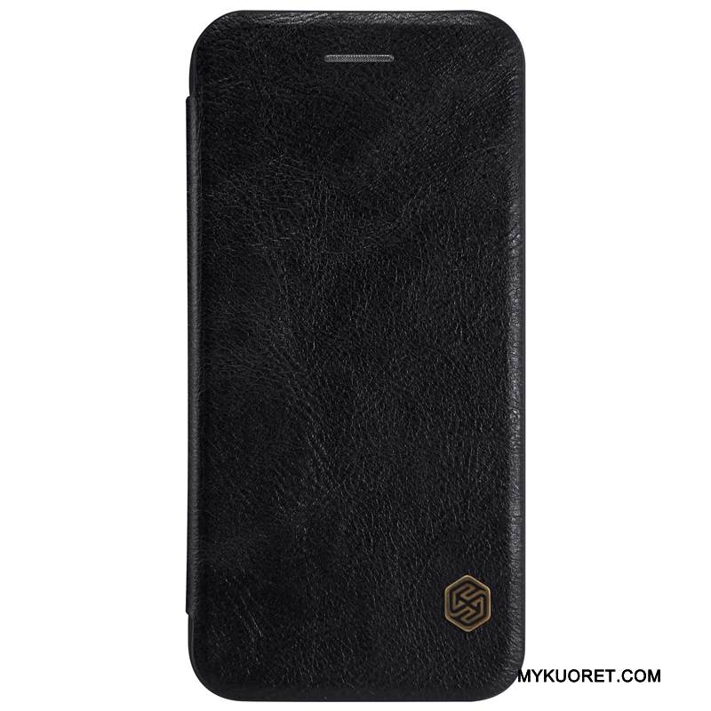 Kuori iPhone 7 Nahka Puhelimen Kuoret Kulta, Kotelo iPhone 7 Suojaus Viini Punainen