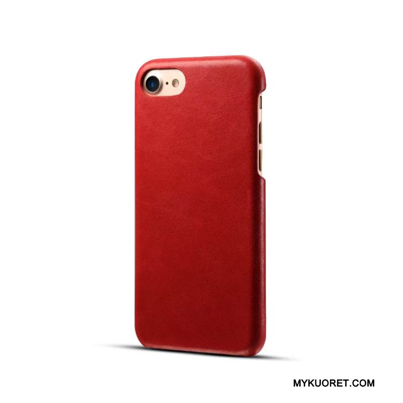 Kuori iPhone 7 Nahka Puhelimen Kuoret Liiketoiminta, Kotelo iPhone 7 Suojaus Murtumaton