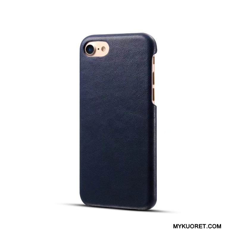 Kuori iPhone 7 Nahka Puhelimen Kuoret Liiketoiminta, Kotelo iPhone 7 Suojaus Murtumaton