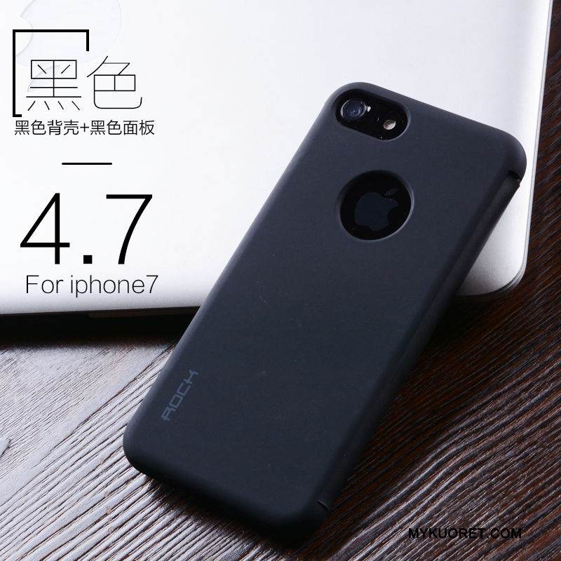 Kuori iPhone 7 Nahka Sininen Syvä Väri, Kotelo iPhone 7 Silikoni Uusi Puhelimen Kuoret