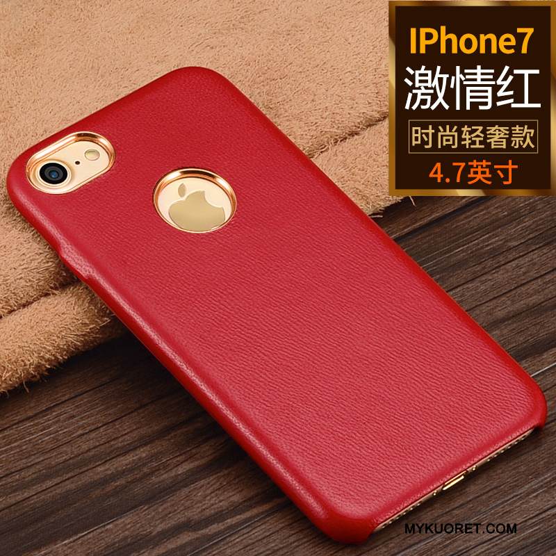 Kuori iPhone 7 Nahka Tide-brändi Persoonallisuus, Kotelo iPhone 7 Ylellisyys Puhelimen Kuoret Uusi