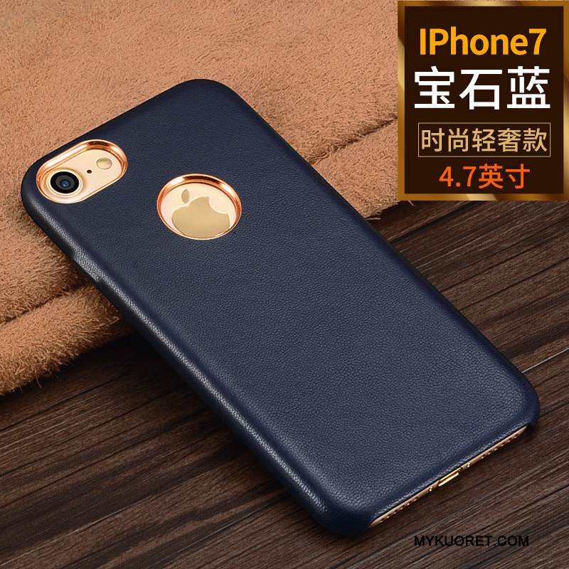 Kuori iPhone 7 Nahka Tide-brändi Persoonallisuus, Kotelo iPhone 7 Ylellisyys Puhelimen Kuoret Uusi