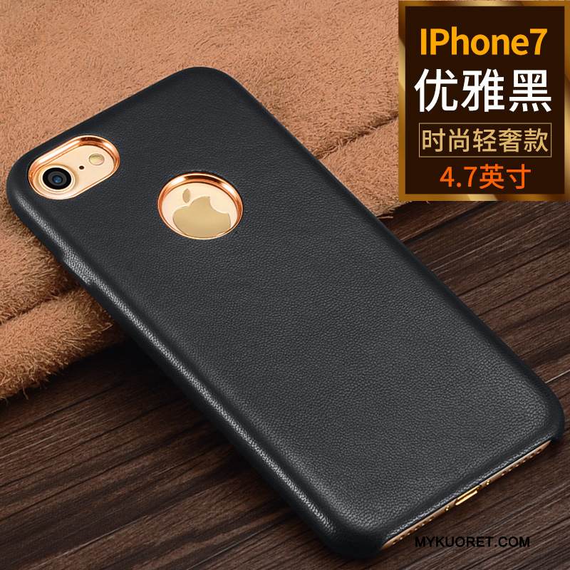Kuori iPhone 7 Nahka Tide-brändi Persoonallisuus, Kotelo iPhone 7 Ylellisyys Puhelimen Kuoret Uusi