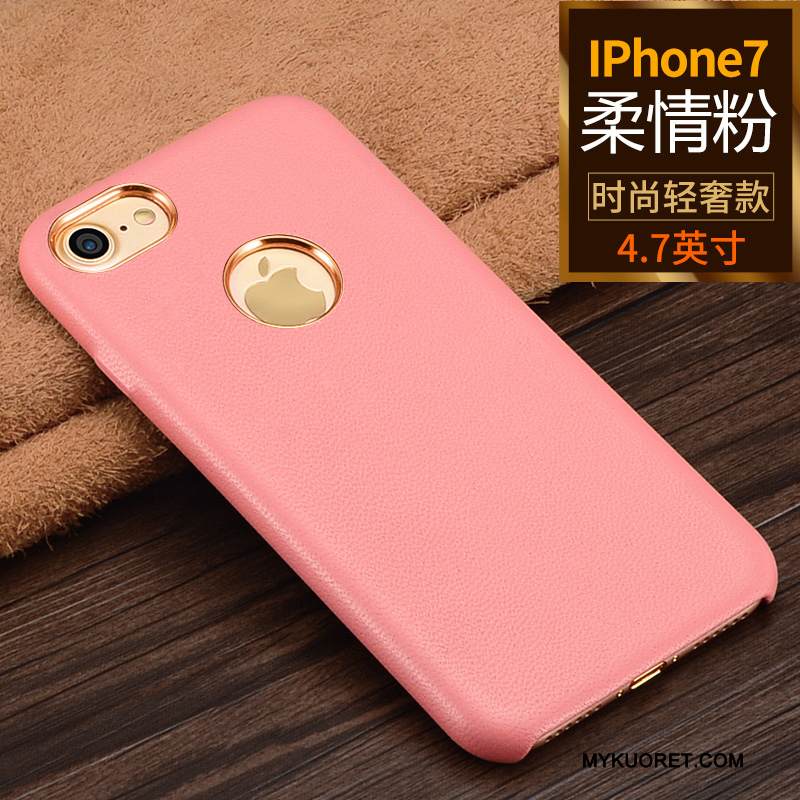 Kuori iPhone 7 Nahka Tide-brändi Persoonallisuus, Kotelo iPhone 7 Ylellisyys Puhelimen Kuoret Uusi