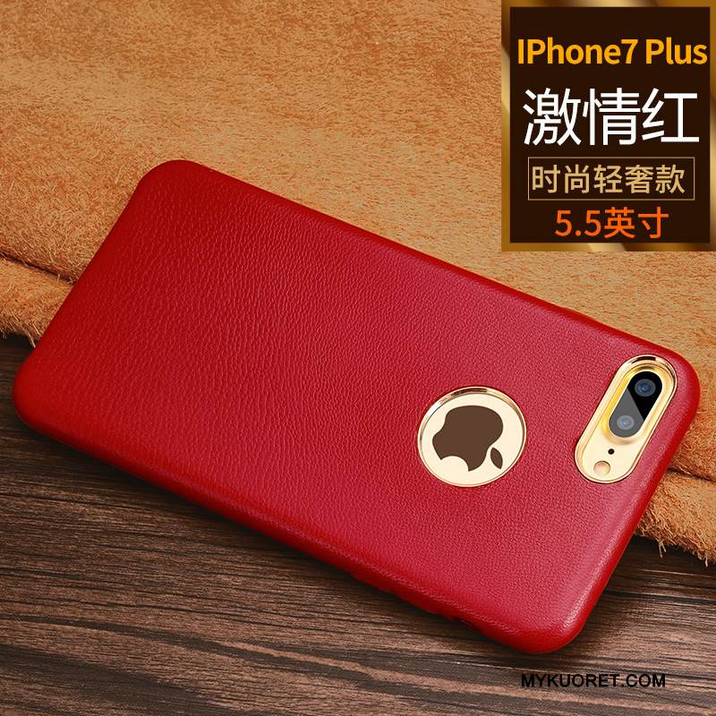 Kuori iPhone 7 Nahka Tide-brändi Persoonallisuus, Kotelo iPhone 7 Ylellisyys Puhelimen Kuoret Uusi