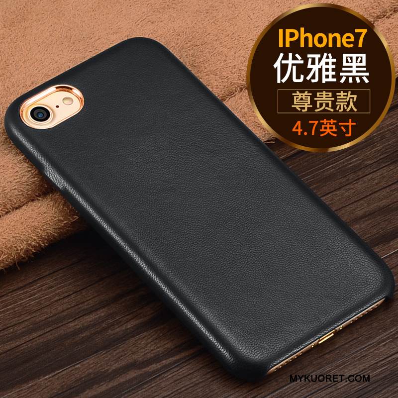 Kuori iPhone 7 Nahka Tide-brändi Persoonallisuus, Kotelo iPhone 7 Ylellisyys Puhelimen Kuoret Uusi