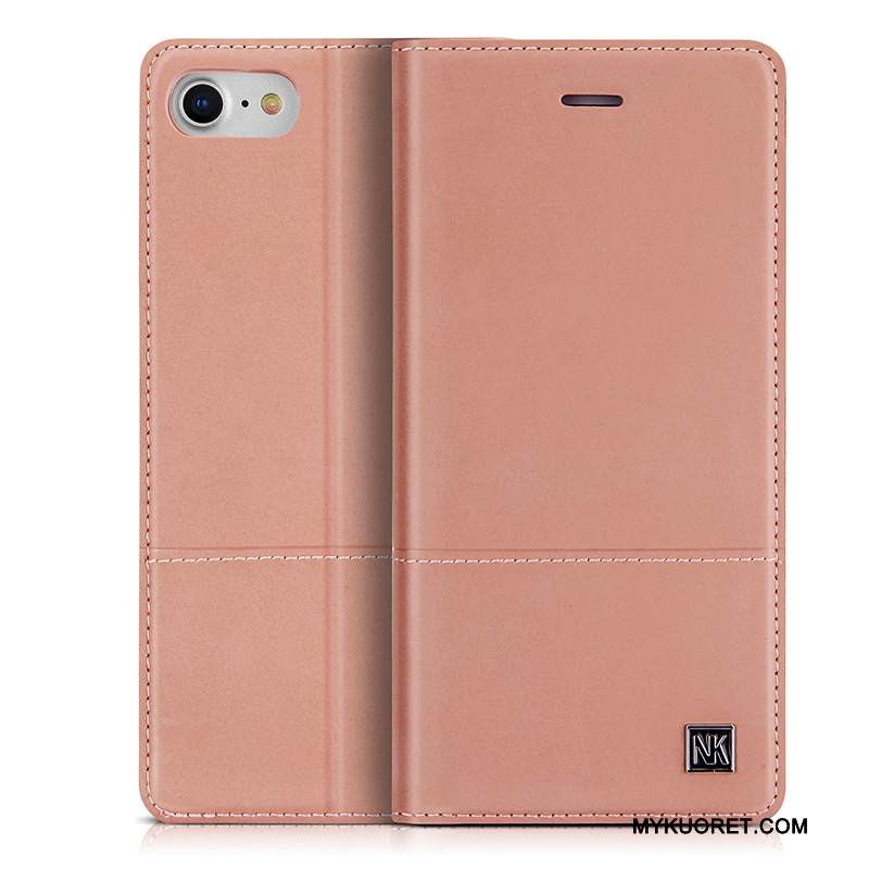 Kuori iPhone 7 Nahka Trendi Liiketoiminta, Kotelo iPhone 7 Suojaus Vaalean Takakansi