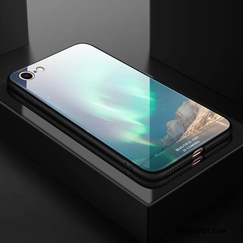 Kuori iPhone 7 Pehmeä Neste Puhelimen Kuoret Murtumaton, Kotelo iPhone 7 Sininen Tähtitaivas