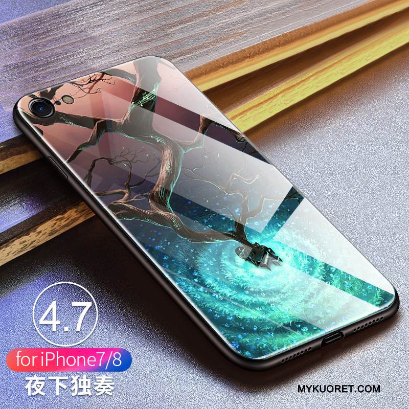 Kuori iPhone 7 Pehmeä Neste Tide-brändi Uusi, Kotelo iPhone 7 Suojaus Keltainen Murtumaton