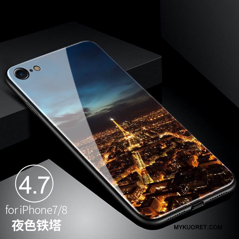 Kuori iPhone 7 Pehmeä Neste Tide-brändi Uusi, Kotelo iPhone 7 Suojaus Keltainen Murtumaton