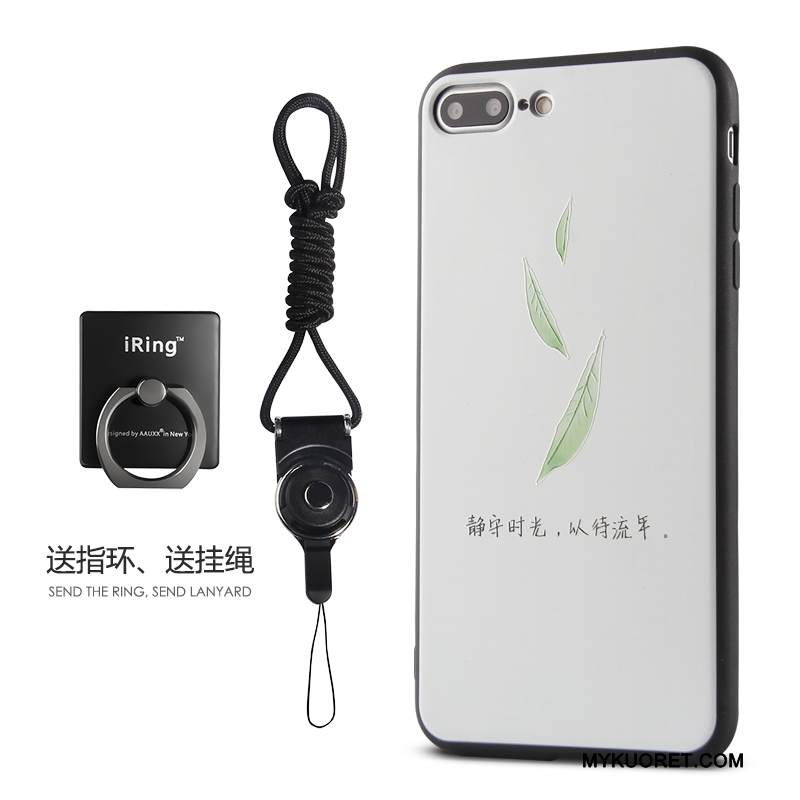 Kuori iPhone 7 Plus Kohokuviointi Trendi Vaaleansininen, Kotelo iPhone 7 Plus Laukut Murtumaton Puhelimen Kuoret