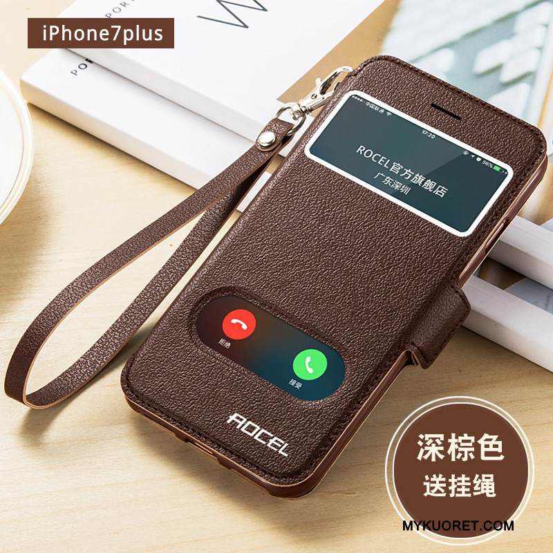 Kuori iPhone 7 Plus Kuoret Kulta Murtumaton, Kotelo iPhone 7 Plus Laukut Trendi Ripustettavat Koristeet