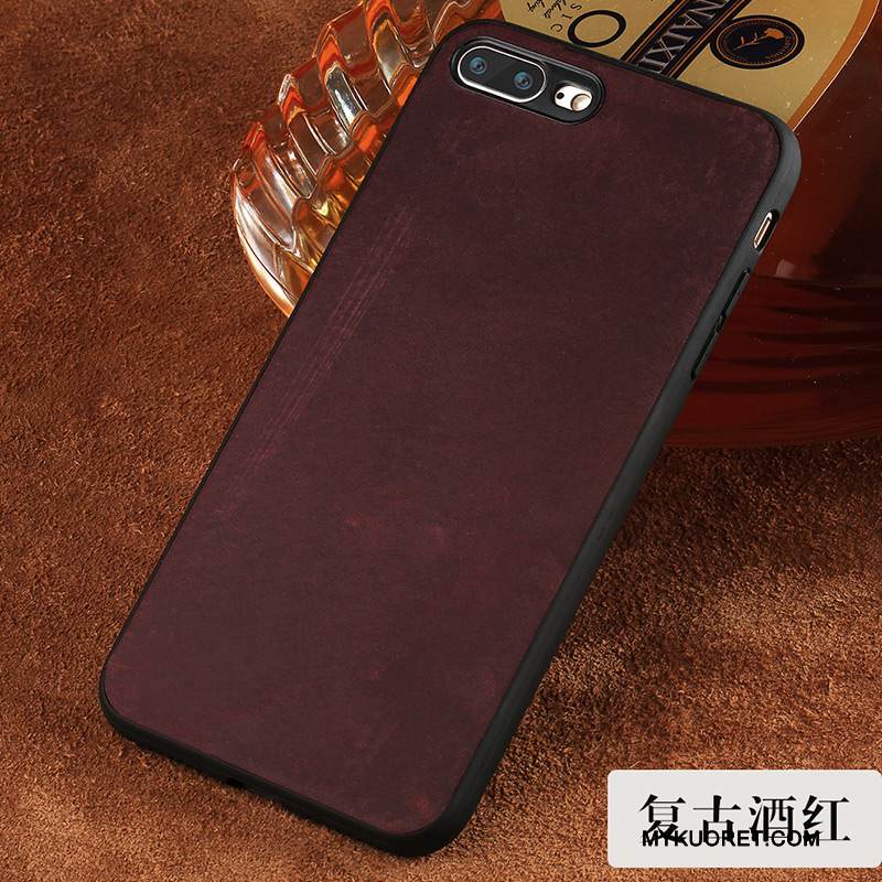 Kuori iPhone 7 Plus Laukut Keltainen Tide-brändi, Kotelo iPhone 7 Plus Silikoni Musta Pesty Suede