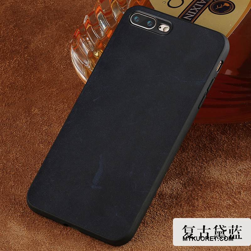 Kuori iPhone 7 Plus Laukut Keltainen Tide-brändi, Kotelo iPhone 7 Plus Silikoni Musta Pesty Suede