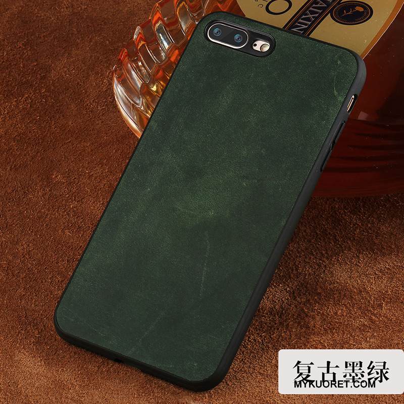 Kuori iPhone 7 Plus Laukut Keltainen Tide-brändi, Kotelo iPhone 7 Plus Silikoni Musta Pesty Suede