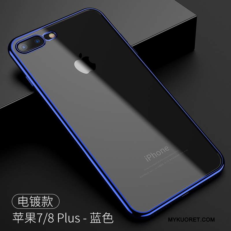 Kuori iPhone 7 Plus Laukut Läpinäkyvä Murtumaton, Kotelo iPhone 7 Plus Silikoni Puhelimen Kuoret Uusi