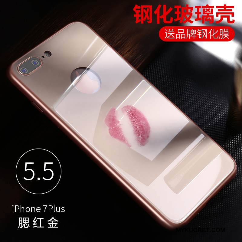 Kuori iPhone 7 Plus Laukut Murtumaton Puhelimen Kuoret, Kotelo iPhone 7 Plus Karkaisu Lasi
