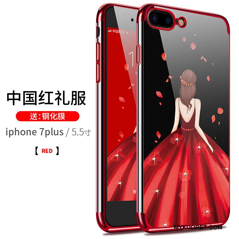 Kuori iPhone 7 Plus Laukut Puhelimen Kuoret Sininen, Kotelo iPhone 7 Plus Silikoni Pinnoitus Ultra