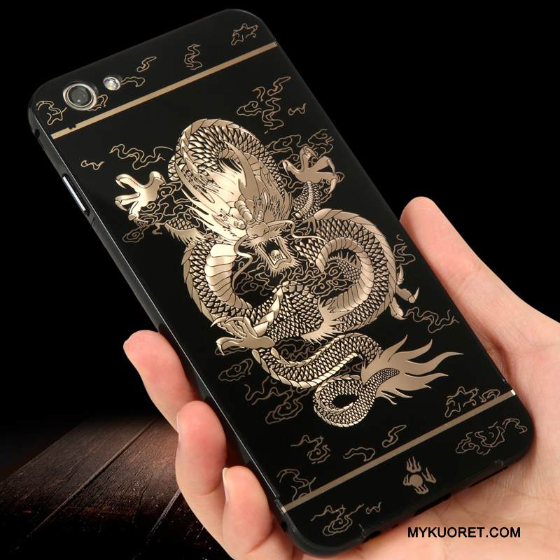 Kuori iPhone 7 Plus Laukut Punainen Trendi, Kotelo iPhone 7 Plus Suojaus Musta Murtumaton