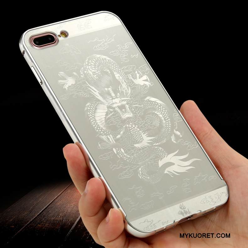 Kuori iPhone 7 Plus Laukut Punainen Trendi, Kotelo iPhone 7 Plus Suojaus Musta Murtumaton