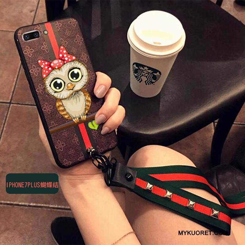 Kuori iPhone 7 Plus Laukut Sininen Ripustettavat Koristeet, Kotelo iPhone 7 Plus Suojaus Puhelimen Kuoret Murtumaton