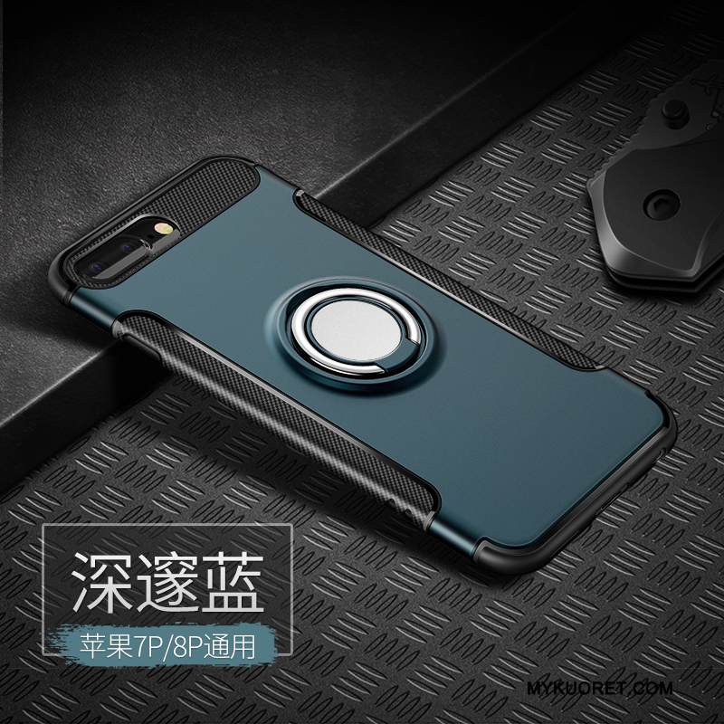 Kuori iPhone 7 Plus Laukut Sininen Trendi, Kotelo iPhone 7 Plus Silikoni Rengas Uusi