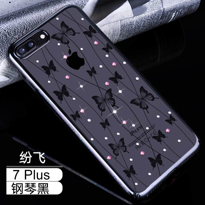 Kuori iPhone 7 Plus Luova Jauhe Murtumaton, Kotelo iPhone 7 Plus Strassi Läpinäkyvä Puhelimen Kuoret