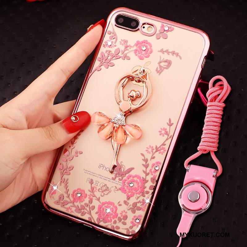 Kuori iPhone 7 Plus Luova Rengas Jauhe, Kotelo iPhone 7 Plus Ylellisyys Kristalli Niitti