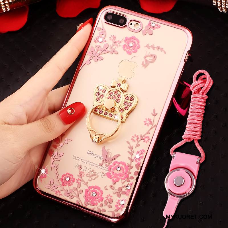 Kuori iPhone 7 Plus Luova Rengas Jauhe, Kotelo iPhone 7 Plus Ylellisyys Kristalli Niitti