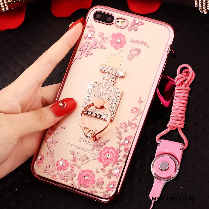 Kuori iPhone 7 Plus Luova Rengas Jauhe, Kotelo iPhone 7 Plus Ylellisyys Kristalli Niitti