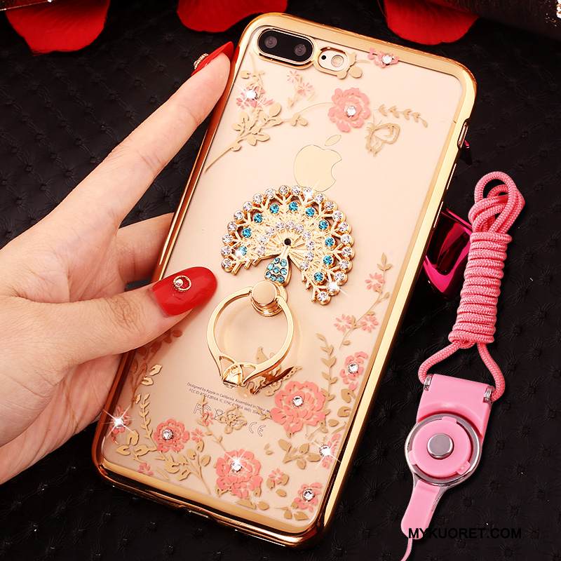 Kuori iPhone 7 Plus Luova Rengas Jauhe, Kotelo iPhone 7 Plus Ylellisyys Kristalli Niitti