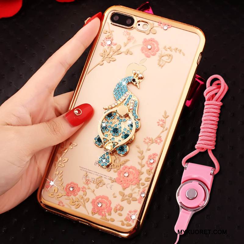 Kuori iPhone 7 Plus Luova Rengas Jauhe, Kotelo iPhone 7 Plus Ylellisyys Kristalli Niitti