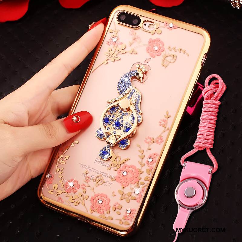 Kuori iPhone 7 Plus Luova Rengas Jauhe, Kotelo iPhone 7 Plus Ylellisyys Kristalli Niitti