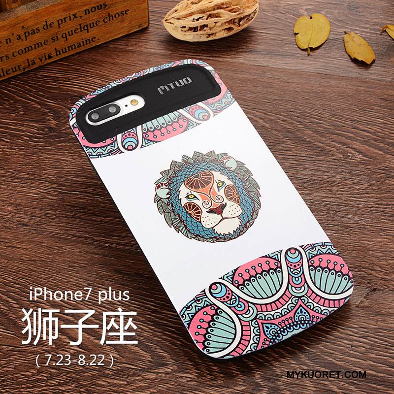 Kuori iPhone 7 Plus Monivärinen Tuuli Puhelimen Kuoret, Kotelo iPhone 7 Plus Silikoni Tähdistö Eurooppa