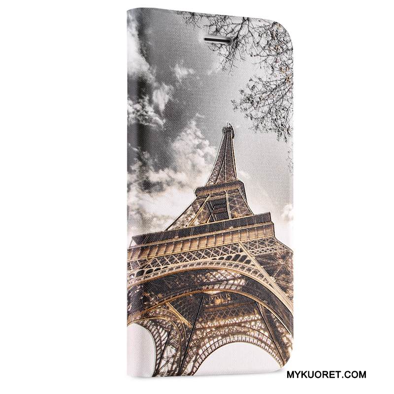 Kuori iPhone 7 Plus Nahka Murtumaton Persoonallisuus, Kotelo iPhone 7 Plus Kuoret Vihreä Puhelimen Kuoret