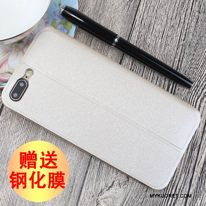 Kuori iPhone 7 Plus Nahka Murtumaton Sininen, Kotelo iPhone 7 Plus Silikoni Puhelimen Kuoret