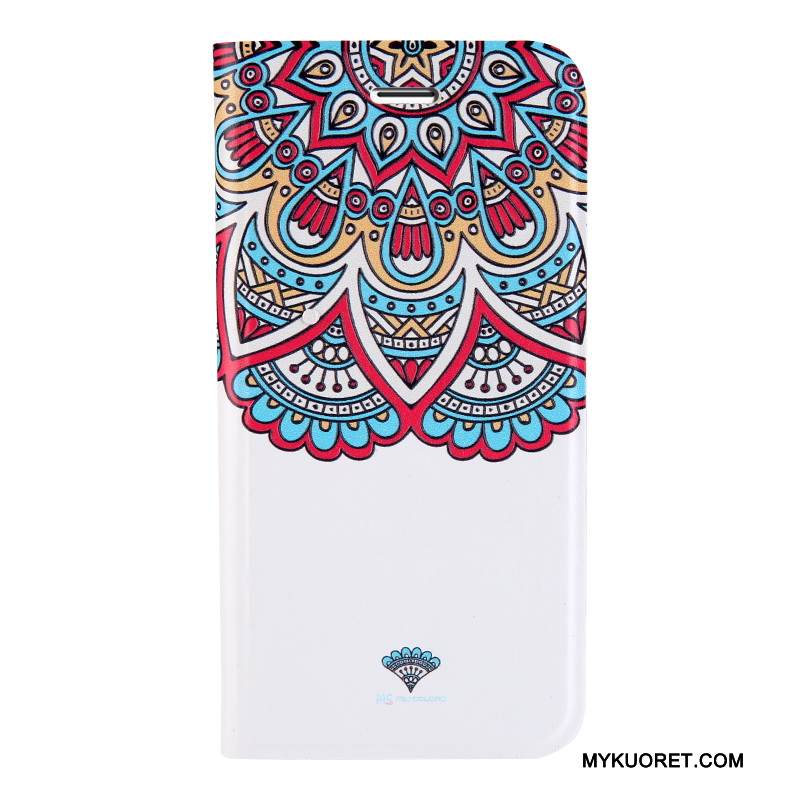 Kuori iPhone 7 Plus Nahka Ulotteinen Puhelimen Kuoret, Kotelo iPhone 7 Plus Kuoret Sininen Murtumaton