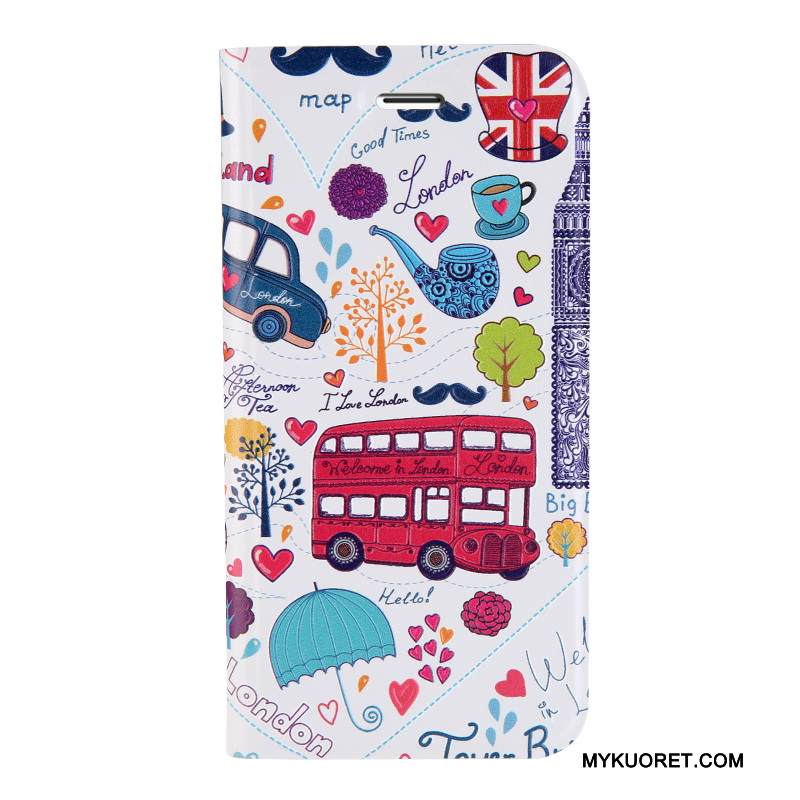 Kuori iPhone 7 Plus Nahka Ulotteinen Puhelimen Kuoret, Kotelo iPhone 7 Plus Kuoret Sininen Murtumaton