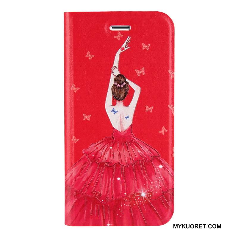 Kuori iPhone 7 Plus Nahka Ulotteinen Puhelimen Kuoret, Kotelo iPhone 7 Plus Kuoret Sininen Murtumaton