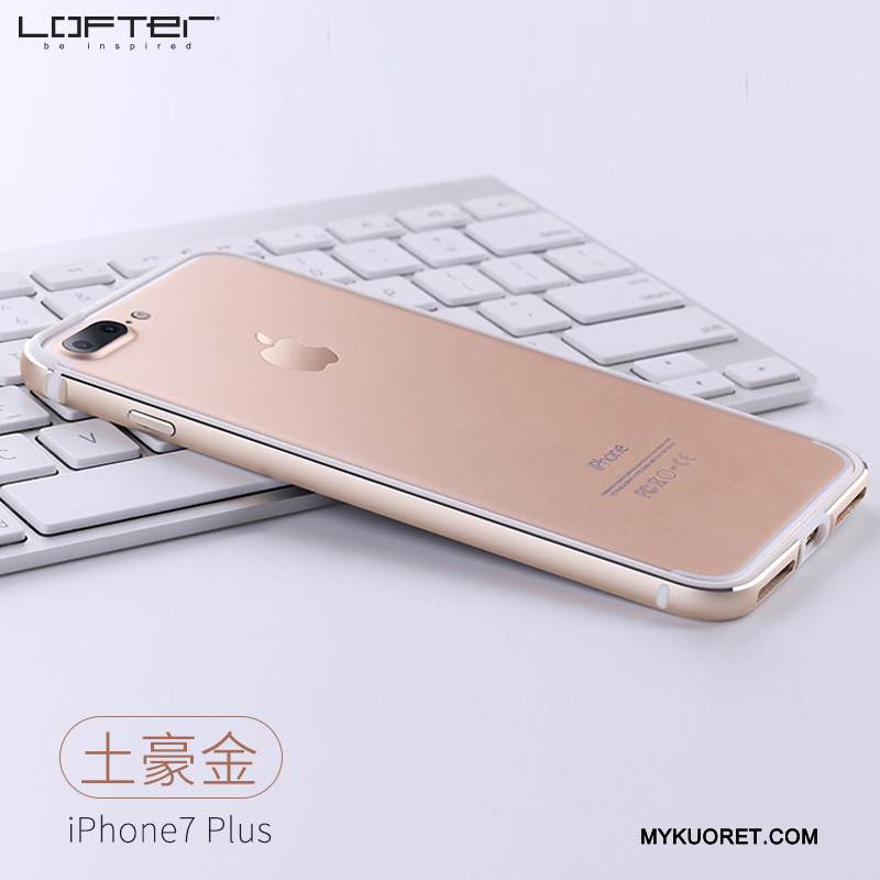 Kuori iPhone 7 Plus Silikoni Punainen Kehys, Kotelo iPhone 7 Plus Luova Puhelimen Kuoret