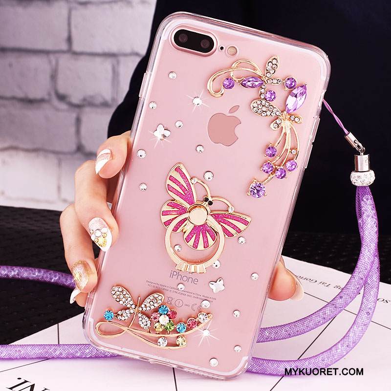 Kuori iPhone 7 Plus Strassi Puhelimen Kuoret Jauhe, Kotelo iPhone 7 Plus Suojaus