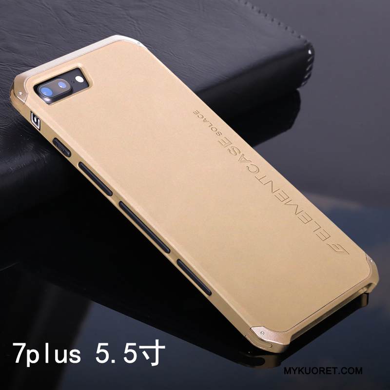 Kuori iPhone 7 Plus Suojaus Pesty Suede Kova, Kotelo iPhone 7 Plus Laukut Hopea Murtumaton