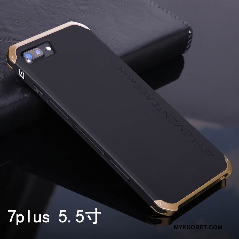 Kuori iPhone 7 Plus Suojaus Pesty Suede Kova, Kotelo iPhone 7 Plus Laukut Hopea Murtumaton
