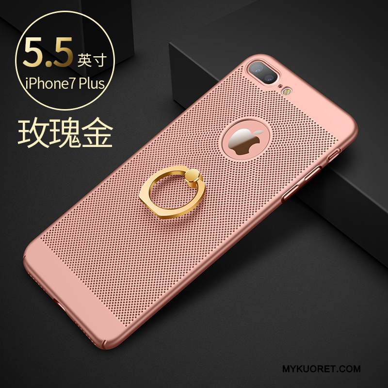 Kuori iPhone 7 Plus Suojaus Pesty Suede Puhelimen Kuoret, Kotelo iPhone 7 Plus Musta Ohut