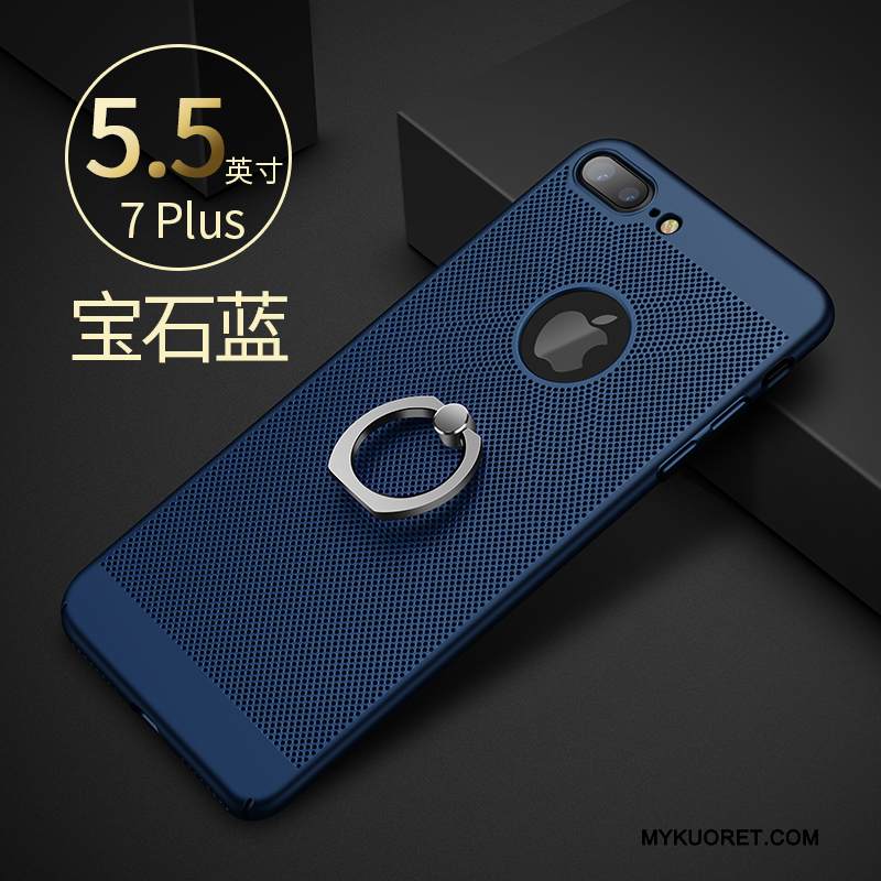 Kuori iPhone 7 Plus Suojaus Pesty Suede Puhelimen Kuoret, Kotelo iPhone 7 Plus Musta Ohut